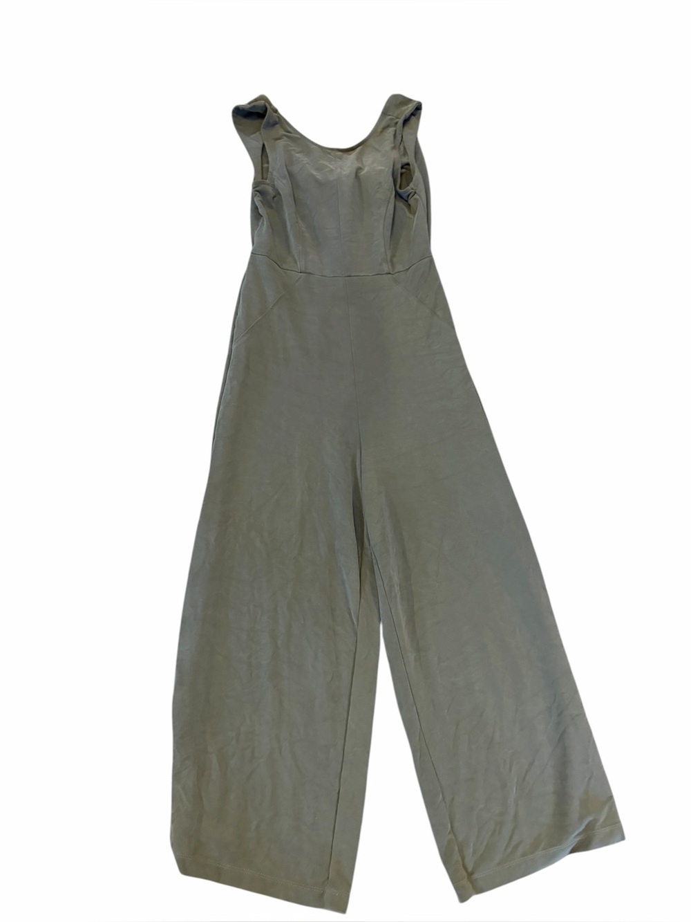 BLACK SWAN Sage Green Wide Leg Twisted Back jumpsuit